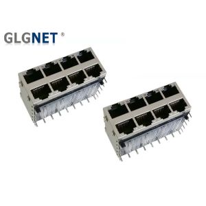 DIP Mounting Modular Jack Connector EMI Spring With 5G Integrated Transformer