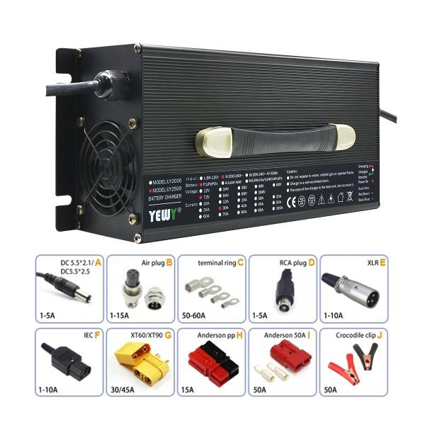 Forklift Battery Charger 12/24/36/48/60/72V AGM Lead Acid Battery Charger Gel