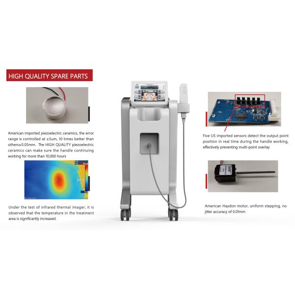 Buy Leadbeauty 3 Year Warranty hifu 3d portable 8 cartridges 20000 shots face lift tightening wrinkle removal equipment 3d at wholesale prices