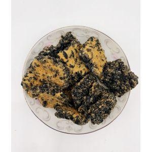 Black Gold Guoba Salted Egg Yolk And Pork Floss Flavor Rice Cracker Mix Crispy