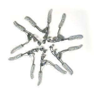 Cosmetic Beauty Makeup Tools High Durability Silver Color For Ladies