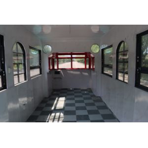 Rustic Street Cuisine Cart Large Capacity and Refrigerator for Street Food Carts