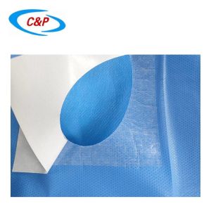 CE Approved Surgical Barrier Aperture Drape With Adhesive Medical Consumables