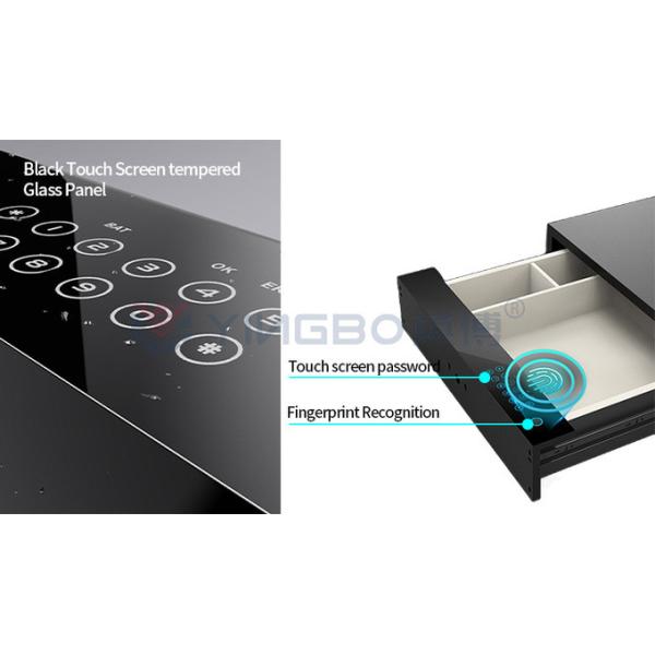 Fingerprint Lock Smart Waterproof Panel Jewelry Safe Box For Home Security