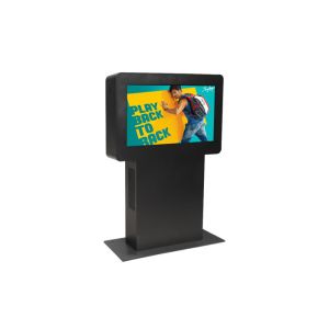 Slim Outdoor Display Floor Standing LCD Monitor Outdoor Electronic Signs Digital