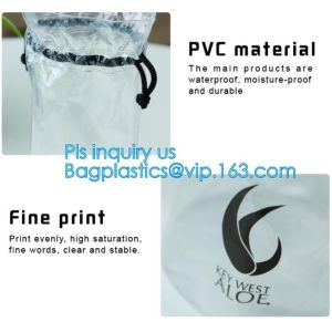 Drawstring Bags Backpack PVC Drawstring Bag, Promotional Clear PVC Plastic