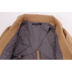 Brown 57% Cotton 43% Linen Women Casual Blazer