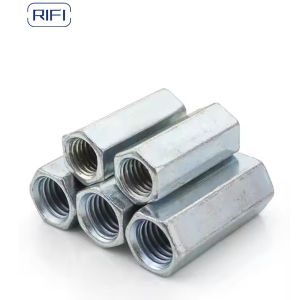 Zinc Iron Column Mother M4 Nut L Hex Nut Connecting Nut Made of Carbon Steel