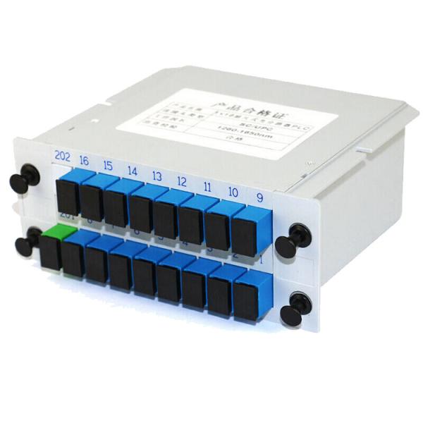 Buy LGX Cassette Type Plc Splitter Abs Box 1x16 With SC/UPC Connector at wholesale prices