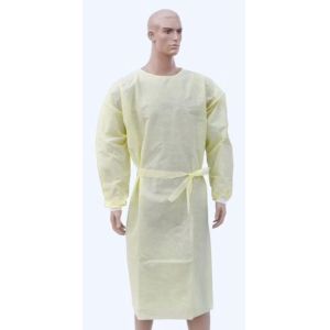 Quality Non Woven 60gsm 120 X140cm Disposable Hospital Gown for sale