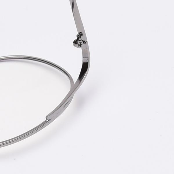 Vintage Anti Blue Light Metal Optical Round Frame Plain Lens Men Women Fashionable Computer Glasses