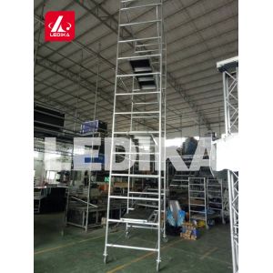 Folding Step Bench Working Platform Aluminum Layer Truss Protable Work Bench