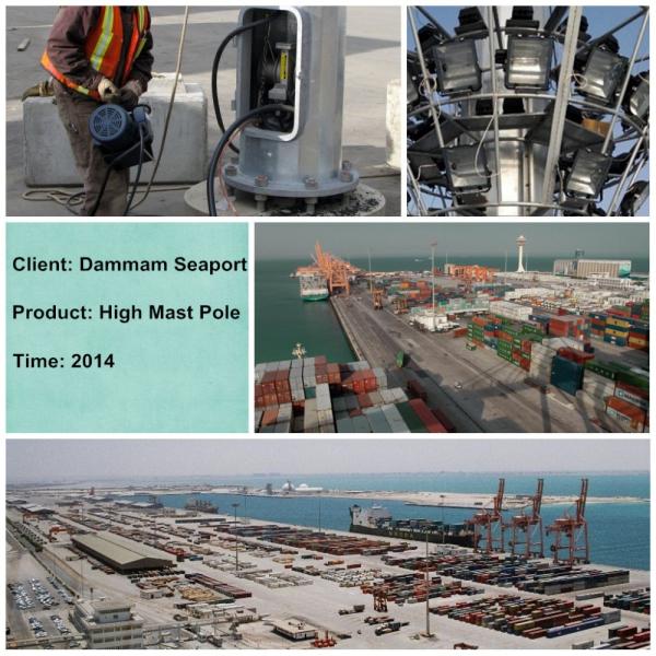 10-50m High Tension Galvanized Steel Pole Tower , Steel Utility Poles