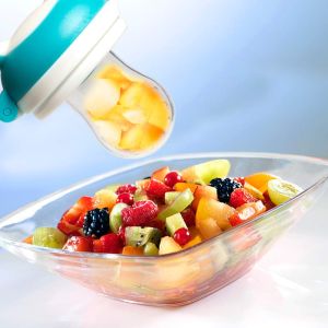 Tasteless Practical Silicone Food Teether Fruit Toy Multipurpose