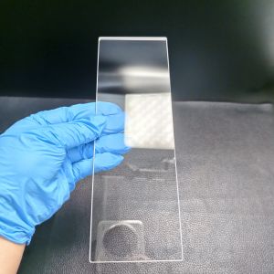 ​​Custom Sapphire Optical Window 222mm×74mm×4mm Wear Resistance for Infrared