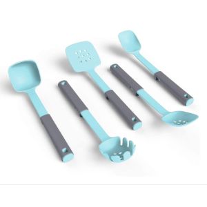 China Toxinfree Nylon Utensils Safe For Nonstick 5pcs Biodegradable Ergonomic on sale