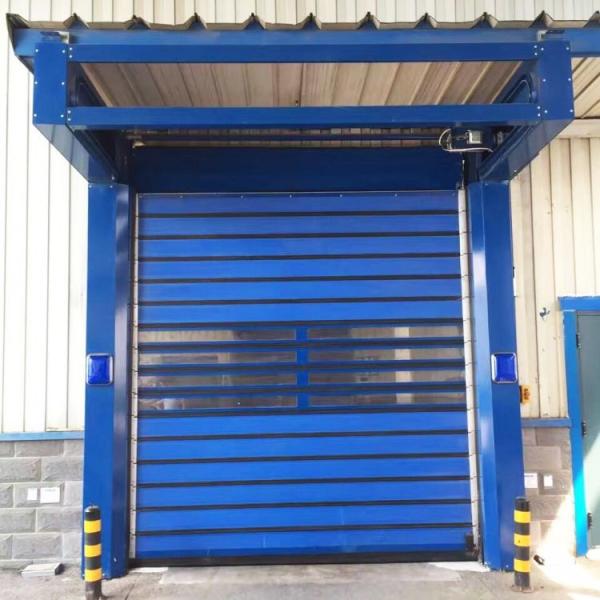 Wind Load Areas Industrial Security Door With Standard Galvanized Steel Door