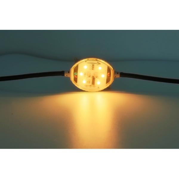 24V 60mm IP65 RGBW LED Pixel Angle 120° 1.5W Working Voltage DC24V Matrial PC Shell