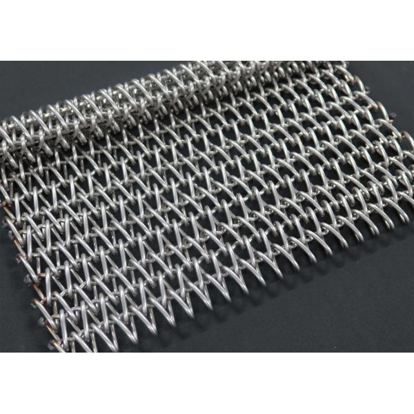 304 Stainless Steel Balanced Weave Conveyor Belt Bread Baking Chain Link Wire Mesh