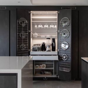 MDF Door Customized Veneer Color YALIG Under Sink Green Australian Glossy