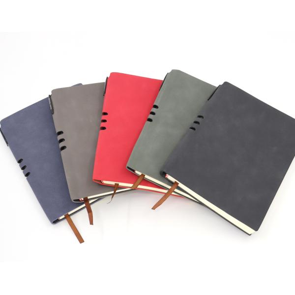 Custom Logo Multicolor Premium Business Meeting Diary Planner Leather Cover With