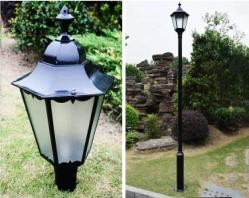 Buy Courtyard Solar Led Lights 750mmx550mm Aluminum+PC  IP65  E27 Replaceable at wholesale prices