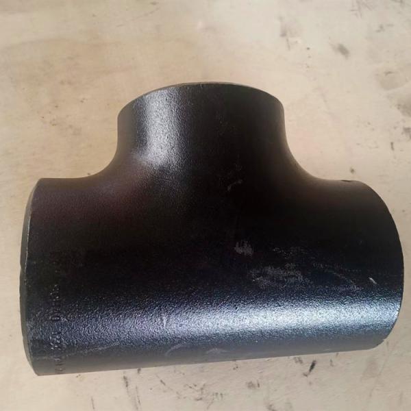 Buy ASTM Butt Welding Carbon Steel Pipe Fittings Black Sch80 Tee at wholesale prices