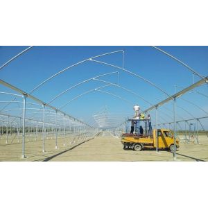 Large Sawtooth Greenhouse Shine Tech Poly Tunnel Tropical Greenhouse With