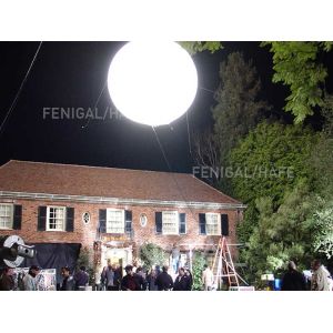 Inflatable PVC balloon lights air helium round balloon for event lighting