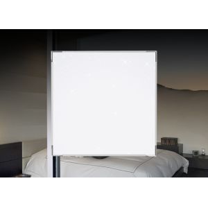 600*600*80mm Ceiling Mounted Luminaire , Square White Bedroom Ceiling Light