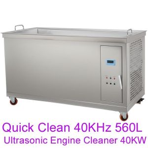 Quick Clean 40KHz 560L Ultrasonic Engine Cleaner 40KW SUS304