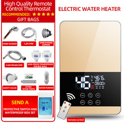 OEM / ODM Wall Mounted Shower Tankless Electric Water Heater