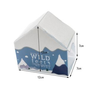 Foil Stamping PMS Transparent Plastic Boxes Foldable Plastic Candy Packaging