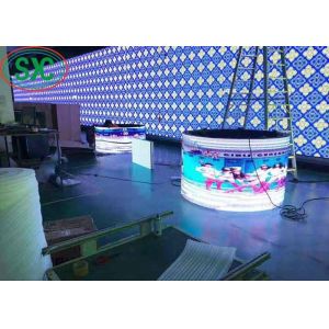 Full Color Outdoor LED Rental Screen , 6mm Pixel Pitch Transparent Video Display
