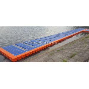 floating dock with slide