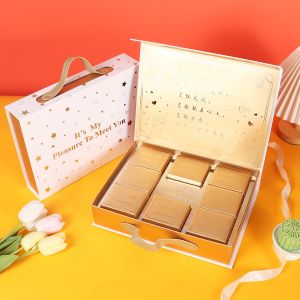 Custom 9 Grid Chocolate Truffle Box Set Luxury Gift Packaging