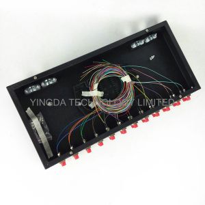 Pre-assembly 24 Port 24 Fibers FC ODF Patch Panel 1U Rack Cabinet Enclosure