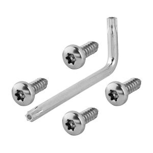Flat Head Anti Theft Stainless Steel Tamper Resistant Screws