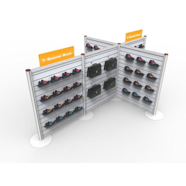 Buy Double-sided aluminum slatwall for  trade show exhibition display at wholesale prices