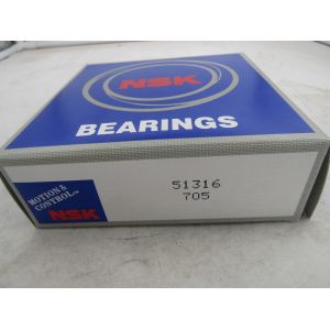 High Precision Brass Cage Thrust Ball Bearing , Car Thrust Bearing 51316 51317