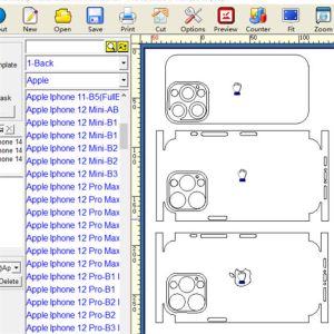 PET Daqin 3d Mobile Skin Cutter With Software And Hardware