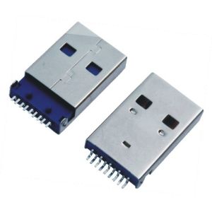 China USB A / M 90 Degree Sinking Board Tyle USB  Female Connector on sale