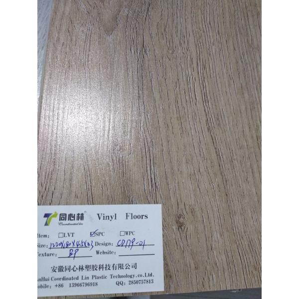 Easy Installation CaCO3 4.2mm SPC Luxury Vinyl Plank