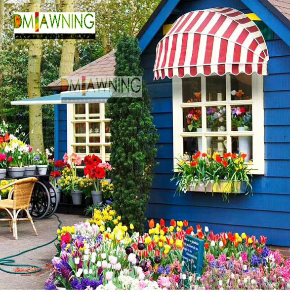 Commercial Folding European French Style Awnings Half Round Awning