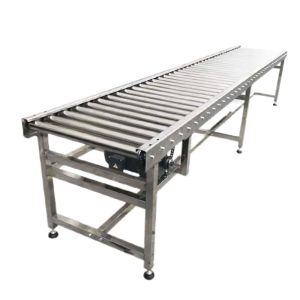 Aluminum Profile Roller Conveyor Cargo Transport Anodized Aluminum