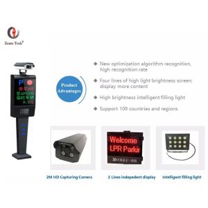 Advanced Image Processing License Plate Recognition Parking System Car Parking