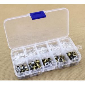 home organizers useful plastic 15 slots adjustable storage jewelry case boxes