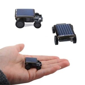 Customized Logo Smallest Solar Car Toy Plastic Racing Car Novelty Design