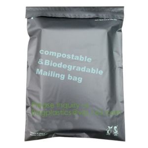 custom printed compostable biodegradable eco friendly plastic shipping packaging