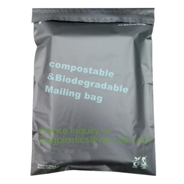 custom printed compostable biodegradable eco friendly plastic shipping packaging